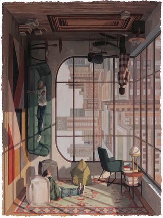 Item #11161 Cinta Vidal, "Attic", 2026 (SIGNED LTD ED #/50 20 x 20 inch Art Print - New). Cinta...