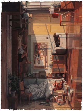 Item #11162 Cinta Vidal, "Den", 2026 (SIGNED LTD ED #/50 20 x 20 inch Art Print - New). Cinta Vidal