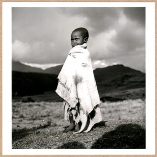 Item #11176 ESTATE STAMPED - GEORGE RODGER - YOUNG BASUTO BOY, AFRICA, 1947 - LTD 6" x 6" MAGNUM...