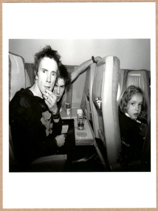 Item #11179 SIGNED - BOB GRUEN - SEX PISTOLS, JOHNNY ROTTEN AND SID VICIOUS, 1977 - LTD 6" x 6"...