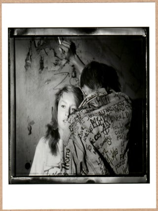 Item #11186 SIGNED - JIM GOLDBERG - DAVE AND COOKIE JONESIN, HOYYWOOD, 1989 FROM RAISED BY WOLVES...