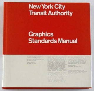Item #11275 New York City Transit Authority Graphics Standards ManuaL [2014 FACSIMILE REPRINT...