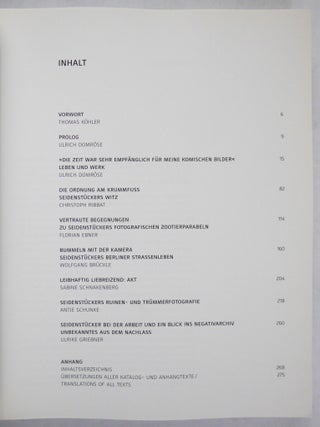 Friedrich Seidenstücker. Hippos and other Humunas. Photographs 1925-1958 (Weimar Germany).