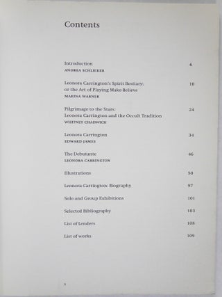 Leonora Carrington, Paintings, drawings and sculptures 1940-1990