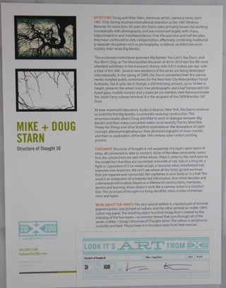 Structure of Thought 30 - 8 x 10 LIMITED EDITION ARCHIVAL PRINT 1/100 with COA (SIGNED by MIKE & DOUG STARN)