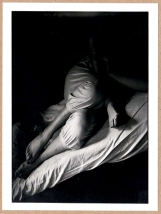 Item #1884 SIGNED - ELLIOTT ERWITT INTIMATE PORTRAIT OF LEGS ON A BED 6" x 6" MAGNUM PRINT....