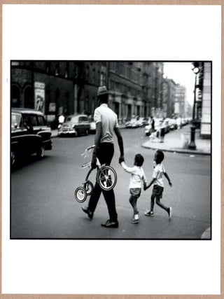 Item #1890 ESTATE STAMPED - LEONARD FREED - HARLEM, NEW YORK, 1963 LTD 6" x 6" MAGNUM PRINT....