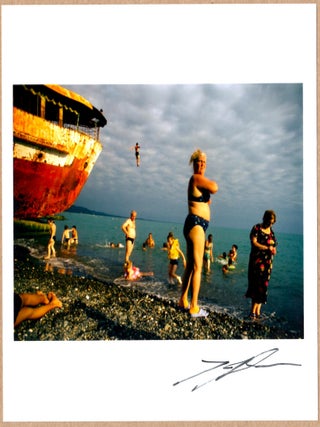 Item #1965 SIGNED - JONAS BENDIKSEN - SWIMMERS BLACK SEA LTD 6" x 6" MAGNUM ARCHIVAL PRINT. Jonas...