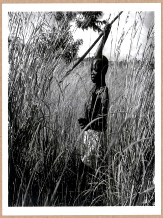 Item #1973 ESTATE STAMPED - GEORGE RODGER - BOY UGANDA, AFRICA - LTD 6" x 6" MAGNUM ARCHIVAL...