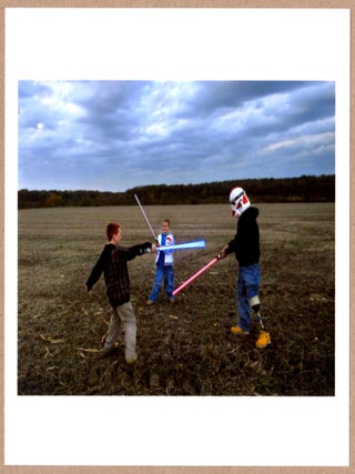 Item #2151 SIGNED - PETER VAN AGTMAEL -- LIGHTSABER FIGHT - LTD 6" x 6" MAGNUM ARCHIVAL PRINT....