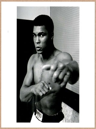 Item #3416 SIGNED - THOMAS HOEPKER - MUHAMMAD ALI, PUNCHING WITH HIS LEFT FIST, LONDON, ENGLAND,...