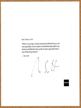 SIGNED - ALEC SOTH - BEDROOM - NEW ORLEANS 2018 - 6" x 6" MAGNUM PRINT