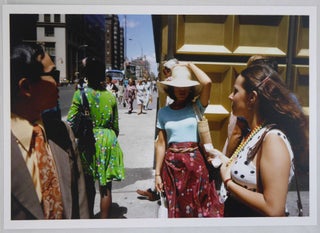 Item #3476 Joel Meyerowitz [SIGNED 5 x 7 inch color photograph: "Madison Avenue, New York,...