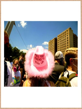 Item #3484 SIGNED - RICHIE SHAZAM TELL YOUR FRIENDS TO PULL UP NYC 2020 6"x 6" MAGNUM PRINT....