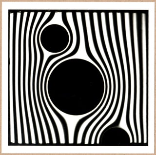Item #3535 ESTATE STAMPED - WERNER BISCHOF STREAM ABSTRACT FROM THE 24 PHOTOS PORTFOLIO 6" x 6"...