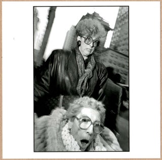 Item #3639 SIGNED - BRUCE GILDEN - NEW YORK CITY. 1990 - LTD 6" x 6" MAGNUM PRINT. Bruce Gilden