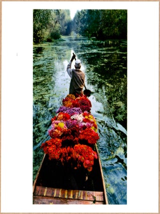 Item #3651 SIGNED - STEVE MCCURRY - FLOWER SELLER, KASHMIR, 1996 LTD 6" x 6" MAGNUM PRINT. Steve...