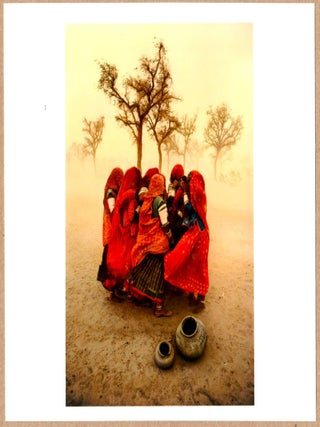 Item #3694 SIGNED - STEVE MCCURRY - DUST STORM RAJASTHAN INDIA 1983 6" x 6" MAGNUM PRINT. Steve...