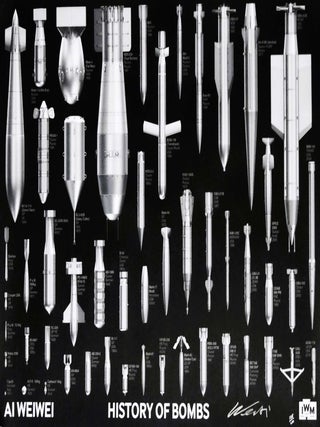 Item #3730 History of Bombs [SIGNED - 2021 IMPERIAL WAR MUSEUMS LIMITED EDITION 1/200 POSTER -...