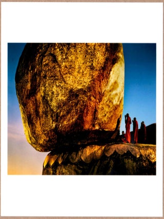 Item #3907 SIGNED - STEVE MCCURRY - GOLDEN ROCK KYAIKTIYO MYANMAR LTD 6" x 6" MAGNUM PRINT. Steve...