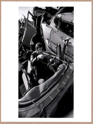 Item #4195 SIGNED - RICHARD KALVAR - ITHACA NEW YORK JUNKYARD - 6" x 6" MAGNUM PRINT. Richard Kalvar