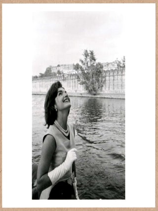 Item #4222 ESTATE STAMPED - MARILYN SILVERSTONE JACQUELINE KENNEDY INDIA 1962 6"x 6" MAGNUM...
