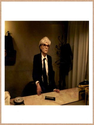 Item #4281 SIGNED - ALEX MAJOLI - ITALIAN ACTOR AS ANDY WARHOL, ITALY, 2008 - 6" x 6" MAGNUM...