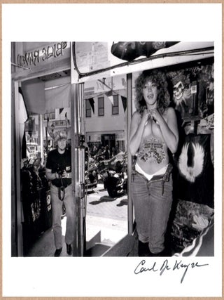 Item #4461 SIGNED - CARL DE KEYZER - TATTOO PARLOR, BIKER WEEK, DAYTONA BEACH, FLORIDA, 1990-1991...