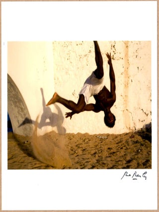 Item #4468 SIGNED - BRUNO BARBEY - CAPOEIRA PRACTICE, BAHIA, BRAZIL - LTD 6" x 6" MAGNUM ARCHIVAL...
