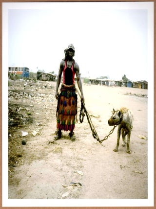 Item #4650 SIGNED - PIETER HUGO - YOUNG MAN & HYENA, NIGERIA, 2007 (FROM THE SERIES THE HYENA AND...