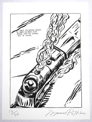 Item #4679 Untitled (These Excursions) [SIGNED LIMITED EDITON PRINT #/30 - 14 x 10 INCH...
