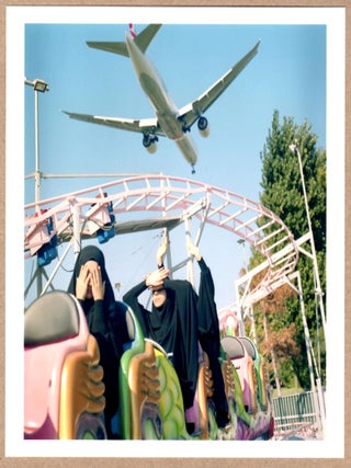 Item #4999 SIGNED - SABIHA CIMEN - PLANE FLYING OVER STUDENTS ON A ROLLERCOASTER, ISTANBUL,...