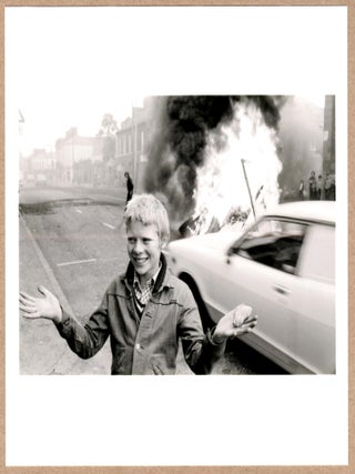Item #5005 SIGNED - CHRIS STEELE-PERKINS - RIOT/TROUBLES - WEST BELFAST, IRELAND 1978 - LTD 6" x...