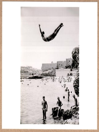 Item #5013 ESTATE STAMPED - MARC RIBOUD - DIVER, DUBROVNIK, YUGOSLAVIA, 1953 - 6" x 6" MAGNUM...
