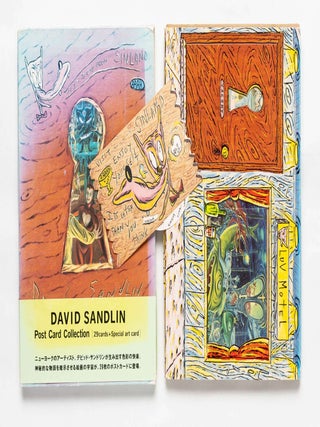 Item #5752 David Sandlin, Postcards from Sinland, the "Luv Motel" Collection [RARE 1991 SET IN...